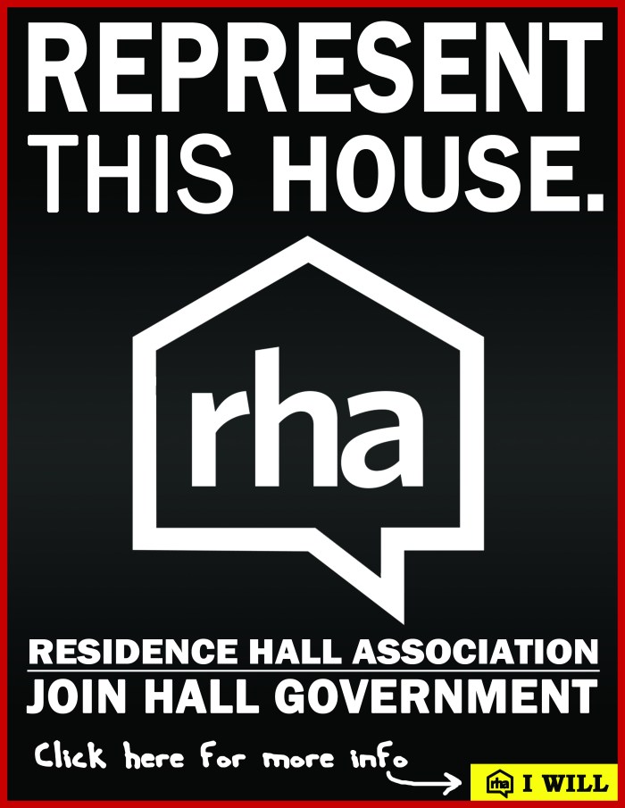 Residence Hall Association Elections Flyer #1