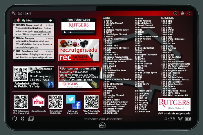 TV Magnet Design for Rutgers Residence Hall Association and Rutgers University Television Network