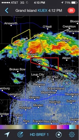 Target cell goes tornado warned. (Photo credit: Joe Slezak)