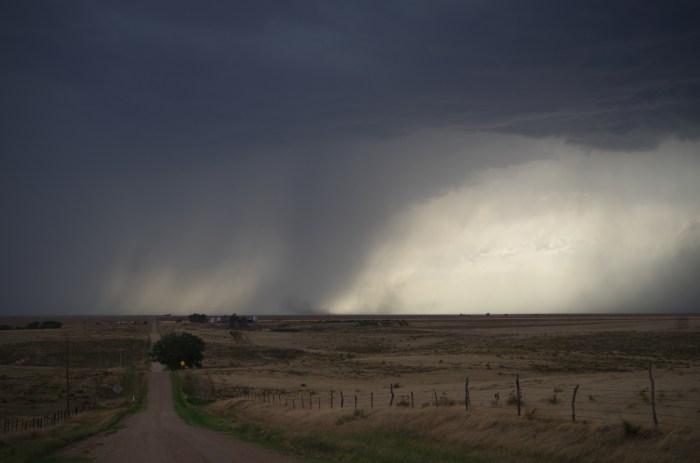 Dust being kicked up by a developing outflow.